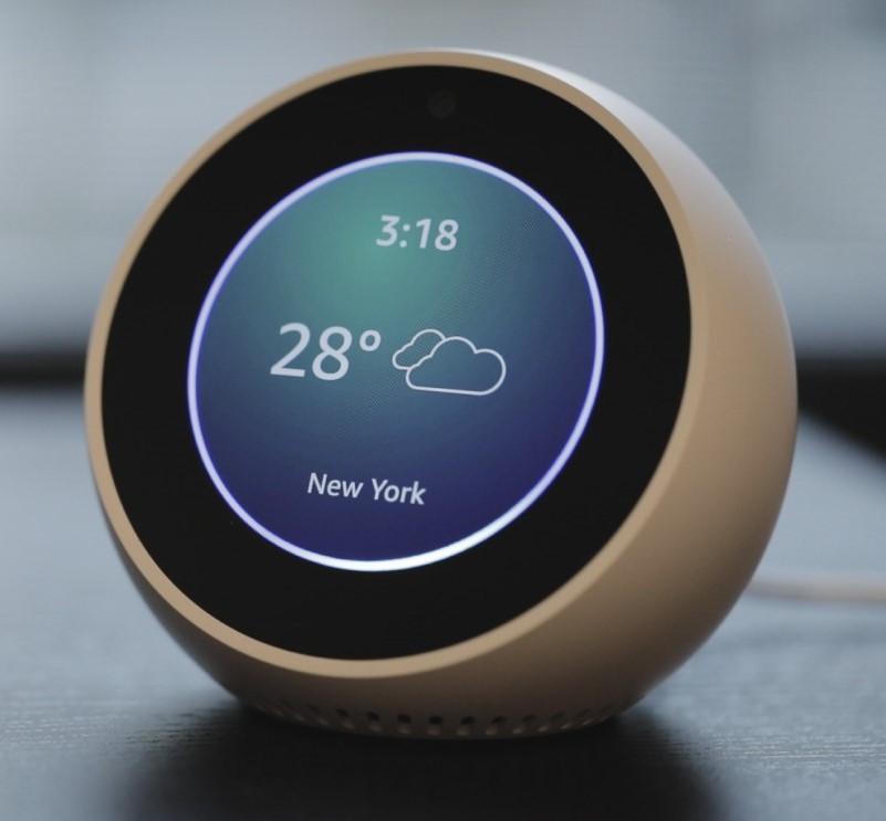 Example Smart Speaker with Screen - Echo Spot