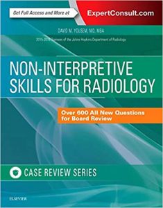 Non-interpretive skills for radiology