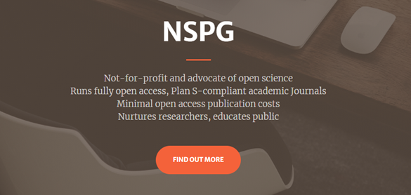 A screenshot of NSPG's website