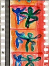 35mm filmstrip Painted Eightsome © Margaret Tait 1970, courtesy LUX