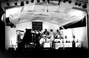 Duke Ellington Band at the Newport Jazz Festival, 7 July 1956.